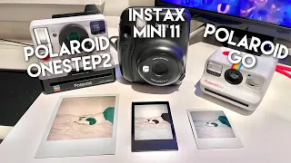 Polaroid Go vs Instax Mini 11 vs Polaroid OneStep2