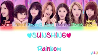 RAINBOW(레인보우) - SUNSHINE(선샤인) [Han/Rom/Eng Lyrics]