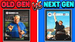 *NEW* OLD GEN VS NEXT GEN MADDEN! WHAT IS THE DIFFERENCE? WHICH IS BETTER? MADDEN 23!
