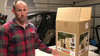 Mosaic patio heater unboxing and assembly