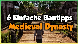 BAUTIPPS - Einfach und schön!🌱 MEDIEVAL DYNASTY 🌱 GUIDE