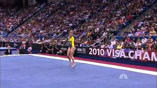 Mattie Larson - Floor Exercise - 2010 Visa Championships - Women - Day 2