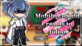 Mobile Legends reacts to Julian •Gacha Cute• | MLBB | by with @ᴄʙ ᴡᴏʟғɪᴇ