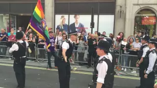 London Pride 2016 surprise marriage proposal Met Police