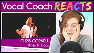 Vocal Coach reacts to Chris Cornell - When I'm Down (Live)