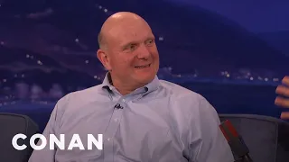 Steve Ballmer Beat Bill Gates In A Math Competition | CONAN on TBS