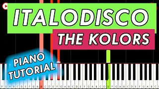 The Kolors - ITALODISCO 🎹 Piano Tutorial