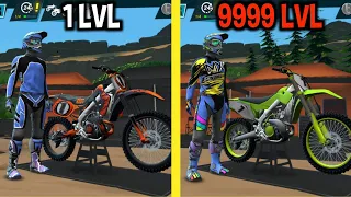 MAX LEVEL in Mad Skills Motocross 3 Game