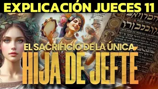 😱EL MISTERIO DE LA HIJA DE JEFTE  ¿La SACRIFICO para DIOS? // JUECES 11