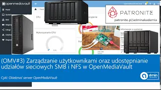 (OMV#3) Zarządzanie użytkownikami oraz udostępnianie udziałów sieciowych SMB i NFS w OpenMediaVault