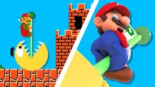 Super Mario vs Pacman CRAZY BATTLE