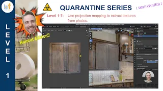 Projection Mapping 1 -  Texture Extraction Concepts | Blender 2.82 Quarantine Series 1-7