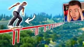 SKATE 3 - quebrei o RECORDE (O MAIOR GRIND do MUNDO)