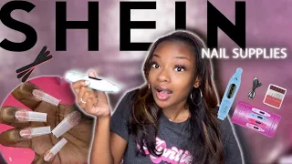 Doing my nails with SheIn nail supplies 😱 | The best Cheap Nail supplies !