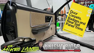 Fanhome Build the Knight Rider KITT - Mike Lane Mods - Door Carpets, Badges and Rear Sail Panel Trim