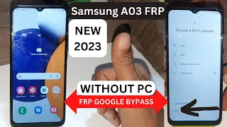 Samsung A03 FRP Bypass | Hard Reset Pettern Pin Remove