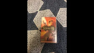 Реклама на  VHS «Король Лев» от Видеосервис