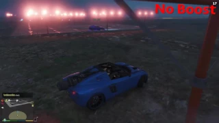 GTA 5 Airport Drag Race (Rocket Voltic vs. Coil Voltic) With and No Boost