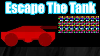 Escape The Tank - Marbles Survival Race in Algodoo