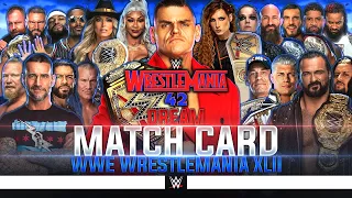 WWE WrestleMania 42 - Dream Card [v3]