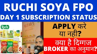 Ruchi Soya Subscription Status• Ruchi Soya FPO • Ruchi Soya FPO GMP Today • IPO News •