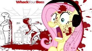 Fluttershy plays Whack Your Boss 🍉 | SCREAMS ASSERTIVELY