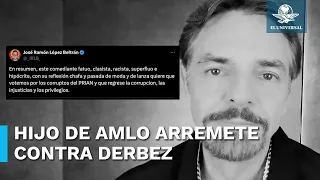 Hijo de AMLO estalla contra Eugenio Derbez por video en el que invita a votar