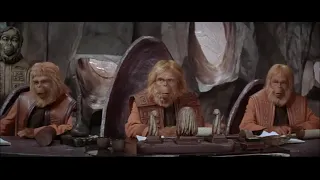 Planet of the Apes (1968) Trial scene part 1/5