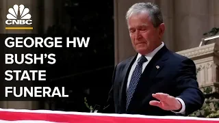 George HW Bush's Funeral - Moving Moments From The Service