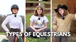 DIFFERENT TYPES OF EQUESTRIANS *funny 😂