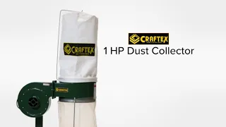 Craftex 1 HP Dust Collector (CT053) from Busy Bee Tools