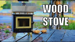 Baked Potatoes on Cubic Mini Wood Stove | Vanlife Camping