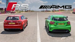 Forza Horizon 5 - Audi RS3 vs Mercedes A45 AMG | Acceleration Test