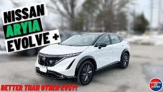 2023 NISSAN ARIYA EVOLVE + | *In-Depth Review* | Is This Better Than Other EVs On The Market?!