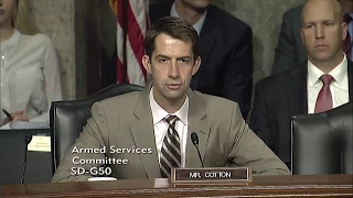 July 18, 2017: Sen. Cotton Questions General Paul Selva on the INF Treaty at SASC Hearing