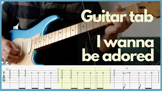 The Stone Roses - I Wanna Be Adored (Guitar cover with tabs)