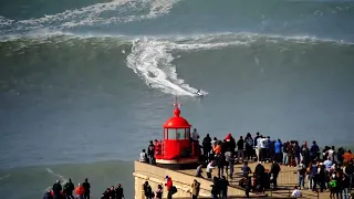 Nazaré - Portugal - A temporada das grandes ondas começou!!