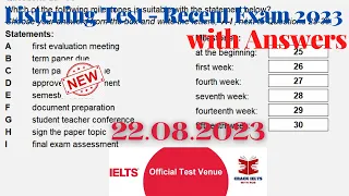 IELTS Listening Actual Test 2023 with Answers | 22.08.2023
