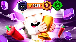 HOW I PUSHED DYNAMIKE AT RANK 35 (1250 TROPHIES) FUNNY MONTAGE BRAWL STARS