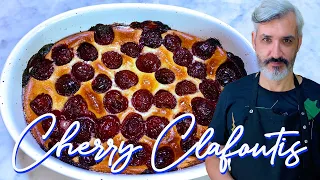 🇫🇷 Vegan Clafoutis Perfection: Indulge in Bouncy Dough & Juicy Cherries Without the Dairy!