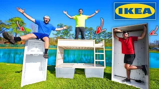 Ikea 1v1v1 Build Your Own Boat Challenge!