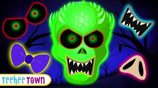 Midnight Magic Part 3 - Missing Green Skeleton Face + Skeletons Songs | Teehee Town