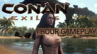 Conan Exiles Early Access - 1 Hours Gameplay 1080p60 Ultrawide 21:9