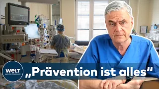 Prof. Janssens: Triage - "Diese Angstszenarien sind vor unseren Augen" | WELT INTERVIEW