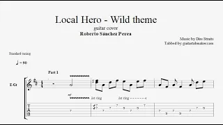 Local Hero - Wild Theme TAB - instrumental guitar tab (PDF + Guitar Pro)