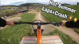 Hot Summer Laps in Willingen+Crash💥☀️