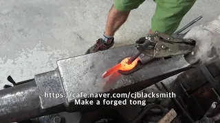 Making a forged Tong