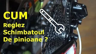 Cum sa reglezi schimbatorul de pinioane la bicicleta ?