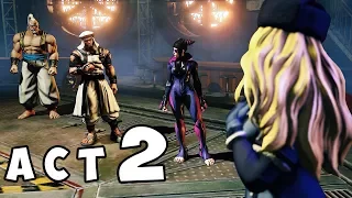 Street Fighter V GENERAL STORY ACT 2 GATHERING Gameplay