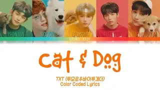 *CORRECTED* TXT - 'Cat & Dog' (Color Coded Lyrics Eng/Rom/Han/가사)